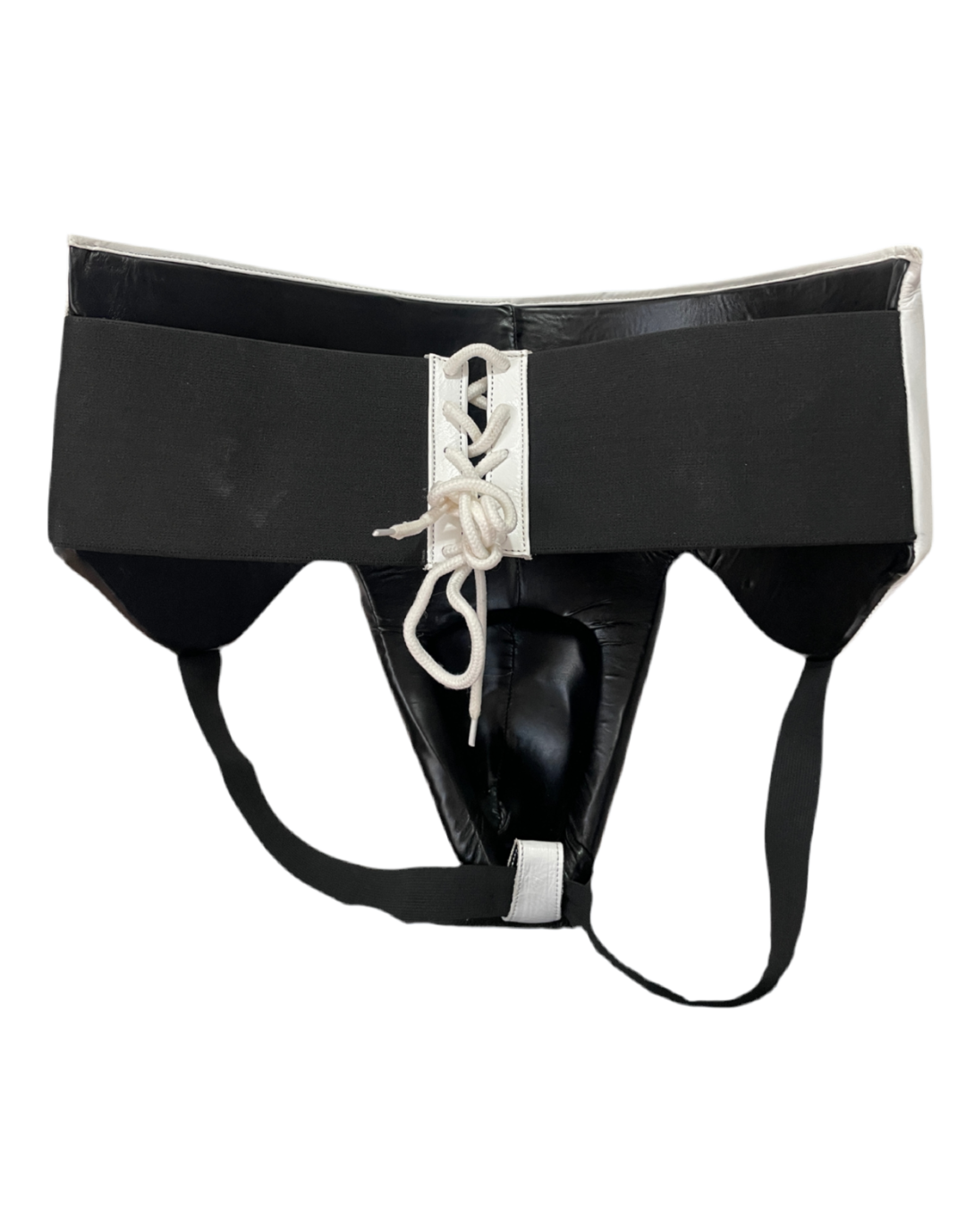 Kit da Combattimento Professionale – Guantoni Edition Zero & Conchiglia – Bianco in Vera Pelle