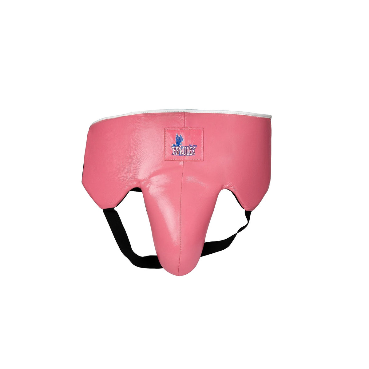 Black Genuine Leather Boxing Groin Guard | Erkules