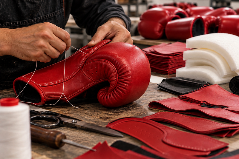 Come nasce un guantone da boxe: le 7 fasi della produzione